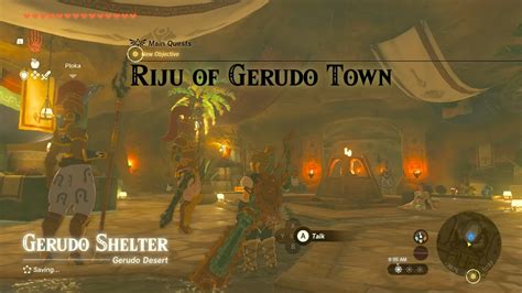 gerudo test tears of the kingdom|riju of gerudo town questline.